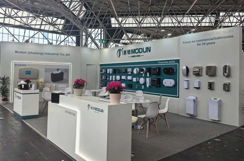 MODUN возвращается на выставку Interclean Amsterdam 2026, чтобы представить новую серию высокоскоростных сушилок для рук ECO
